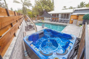 L'avocat 1 avec piscine chauffée et jacuzzi a partager